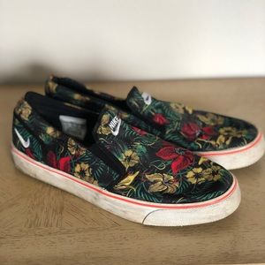 Special Edition Nike Floral Slip ons